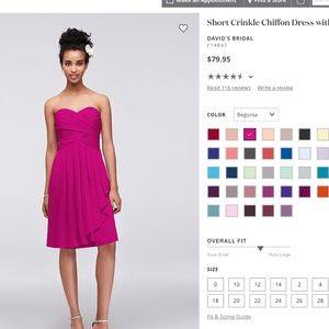 Davids Bridal Bridesmaid Dress Style F14847